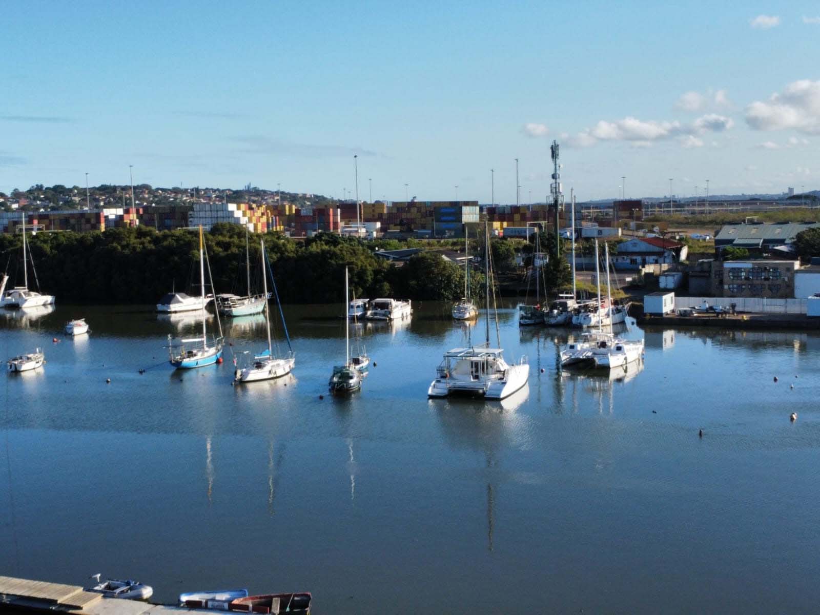 Sail and Power Boats on Moorings